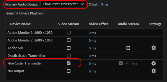 select flowcaster transmitter