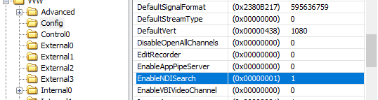 ddrconfig enablendisearch