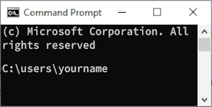 command prompt