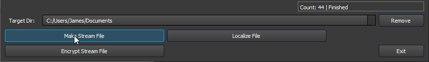 make stream file