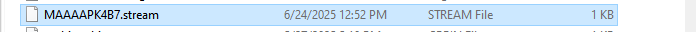 stream file
