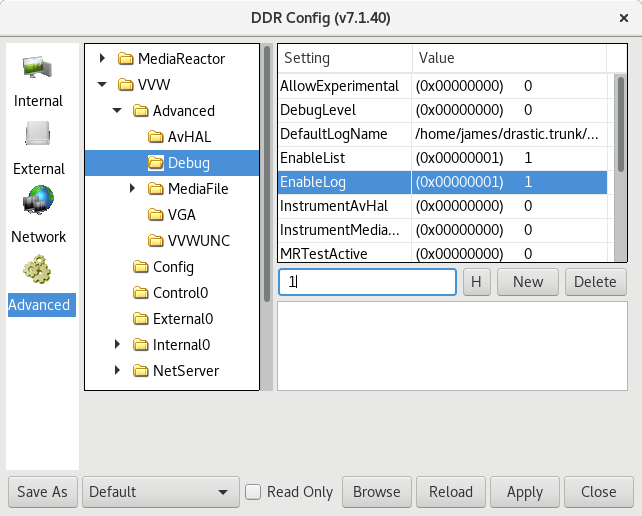 DDRConfig DebugLogging